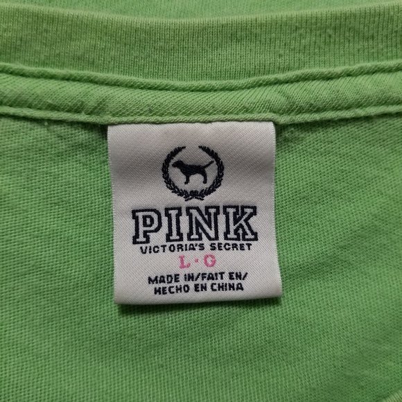 Victoria's Secret PINK top Large Dream PINK logo slogan graphic 2009 - Picture 14 of 15